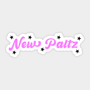 New Paltz Stars Sticker Sticker